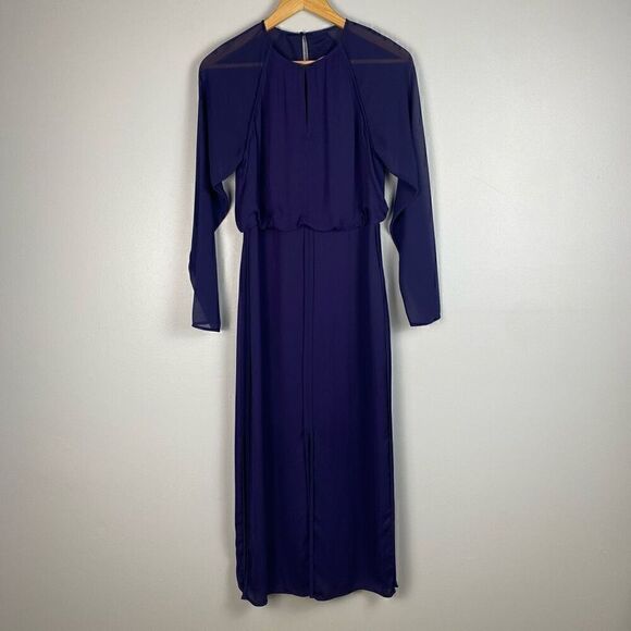 Reiss Mylee Keyhole Neck Midi Dress - Picture 4 of 11